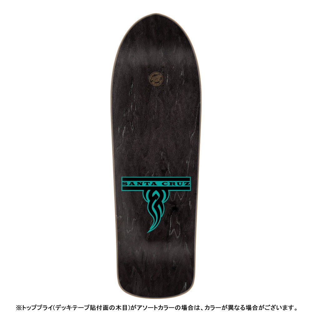 サンタクルーズ SANTA CRUZ<br>スケボー デッキ 9.9 DRESSEN TRIBAL RE-ISSUE DECK<br>エリック・ドレッセン 80' リイシュー オールドスクール 復刻 スケートボード 板【2602】