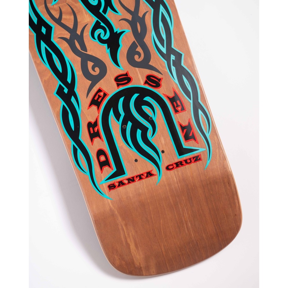 サンタクルーズ SANTA CRUZ<br>スケボー デッキ 9.9 DRESSEN TRIBAL RE-ISSUE DECK<br>エリック・ドレッセン 80' リイシュー オールドスクール 復刻 スケートボード 板【2602】