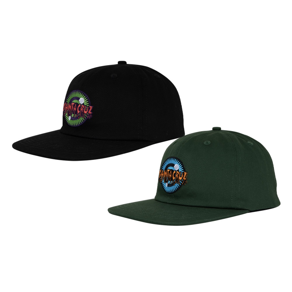 サンタクルーズ SANTA CRUZ<br>ROSKOPP IRIS SNAPBACK HAT<br>キャップ ロブ・ロスコップ スナップバック ハット 帽子 CAP メンズ スケートボード スケボー ストリート スケーター ファッション sk8 skateboard【25SM】