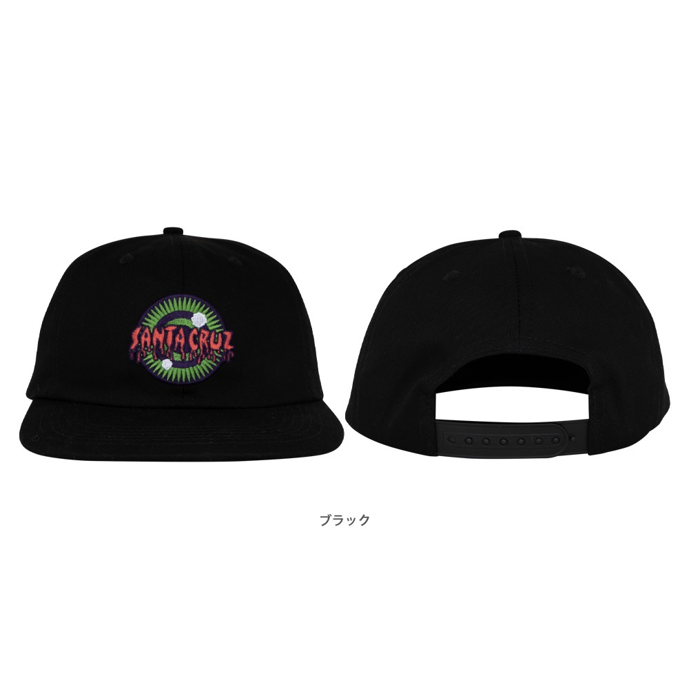 サンタクルーズ SANTA CRUZ<br>ROSKOPP IRIS SNAPBACK HAT<br>キャップ ロブ・ロスコップ スナップバック ハット 帽子 CAP メンズ スケートボード スケボー ストリート スケーター ファッション sk8 skateboard【25SM】