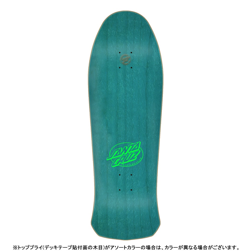 サンタクルーズ　スケートボード緑 SANTA CRUZ サンタクルーズ スケートボード デッキ 7.8～8.8inch