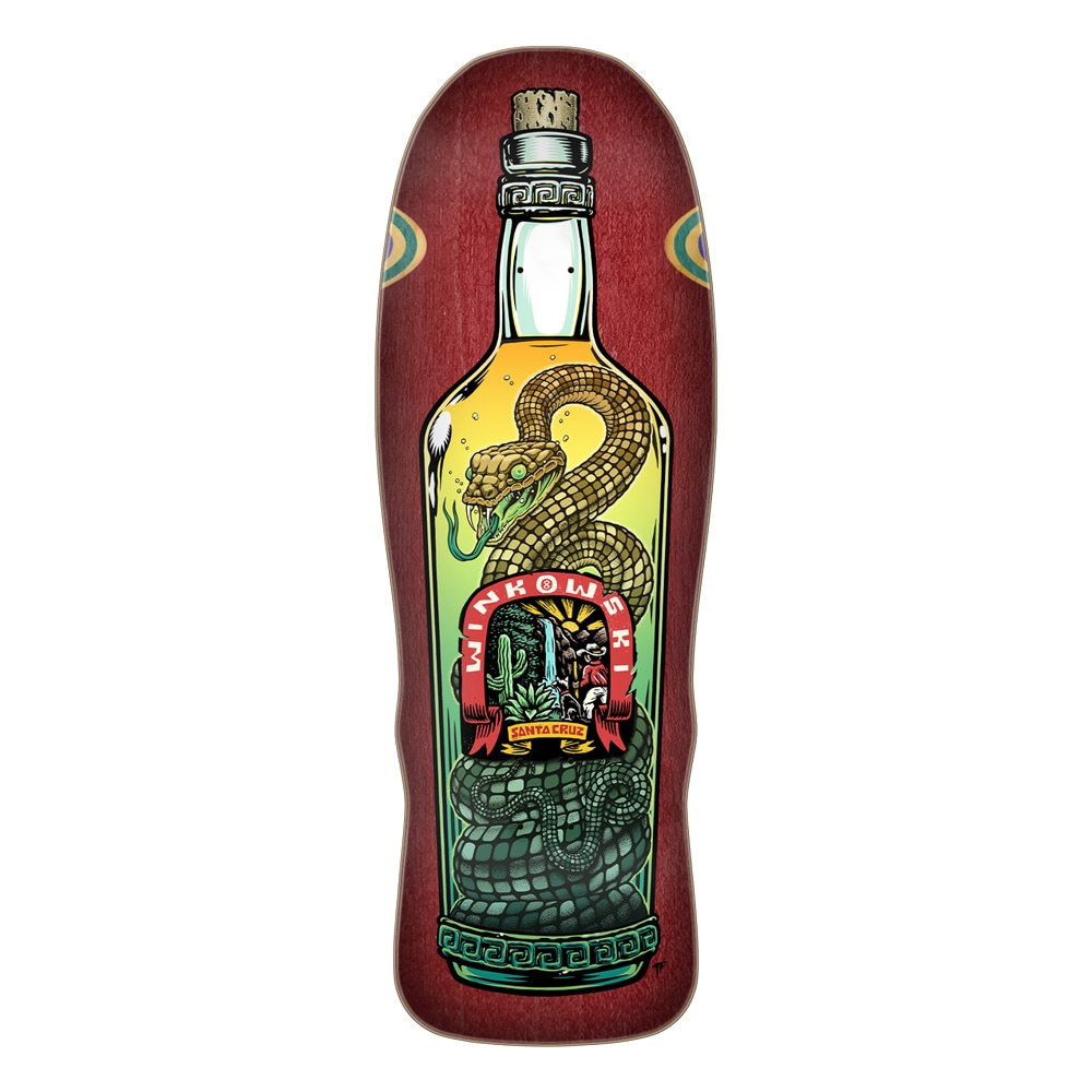 サンタクルーズ SANTA CRUZ<br>スケボー デッキ 10.35 WINKOWSKI AGAVE SNAKE PRO DECK<br>エリック・ウィンコウスキ プロモデル スケートボード ストリート sk8 skateboard 板【2602】