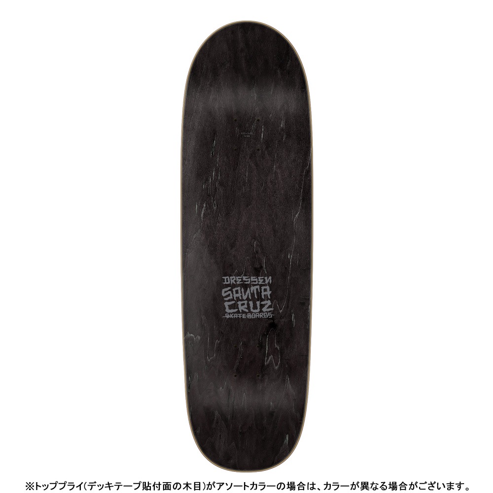 サンタクルーズ SANTA CRUZ<br>スケボー デッキ 9.25 DRESSEN SKULL
