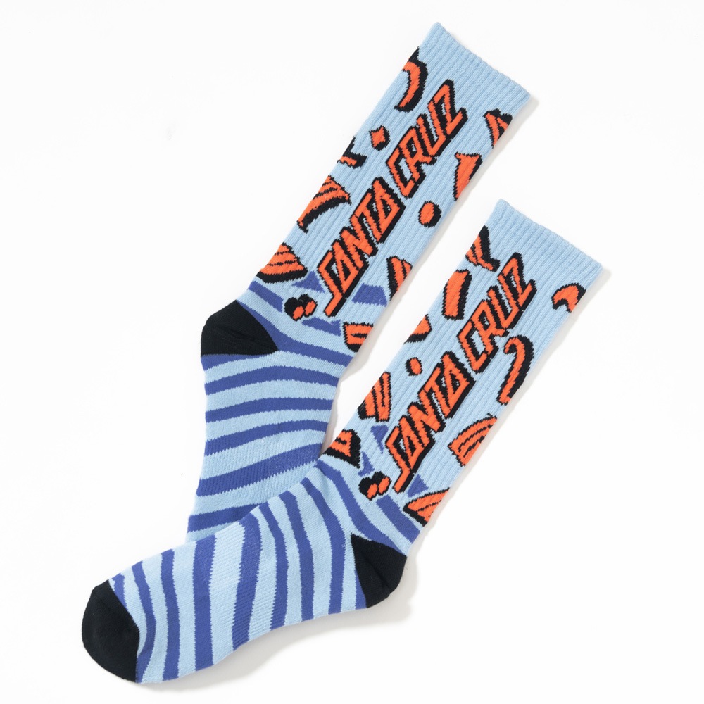 サンタクルーズ SANTACRUZ クルーソックス スケートボード 靴下 楽天市場】サンタクルーズ SANTA CRUZCRUZ CREW SOCKS MENS