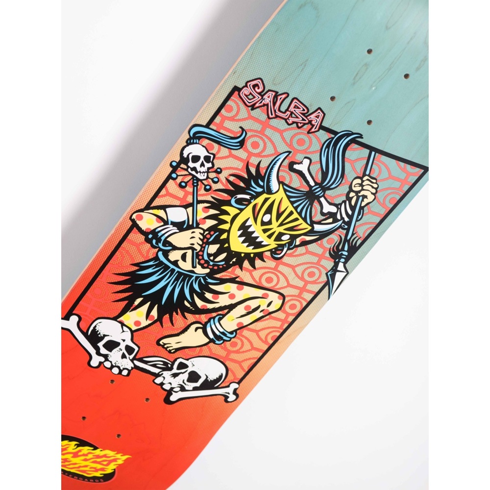 サンタクルーズ SANTA CRUZ<br>スケボー デッキ 8.5 SALBA VOODOO FRAME PRO DECK<br>スティーブ・アルバ プロモデル スケートボード ストリート sk8 skateboard 板【2602】