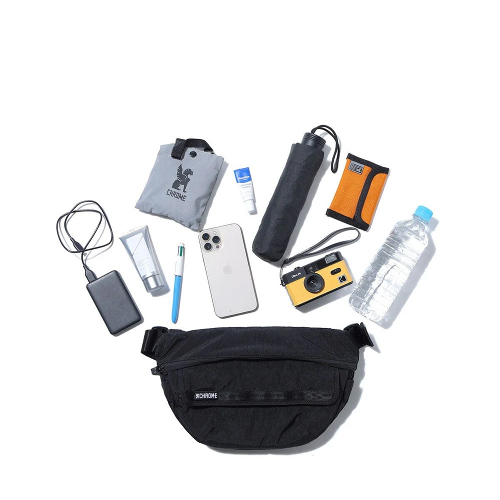 BOT FLAP SLING 5L/BLK CRKLE