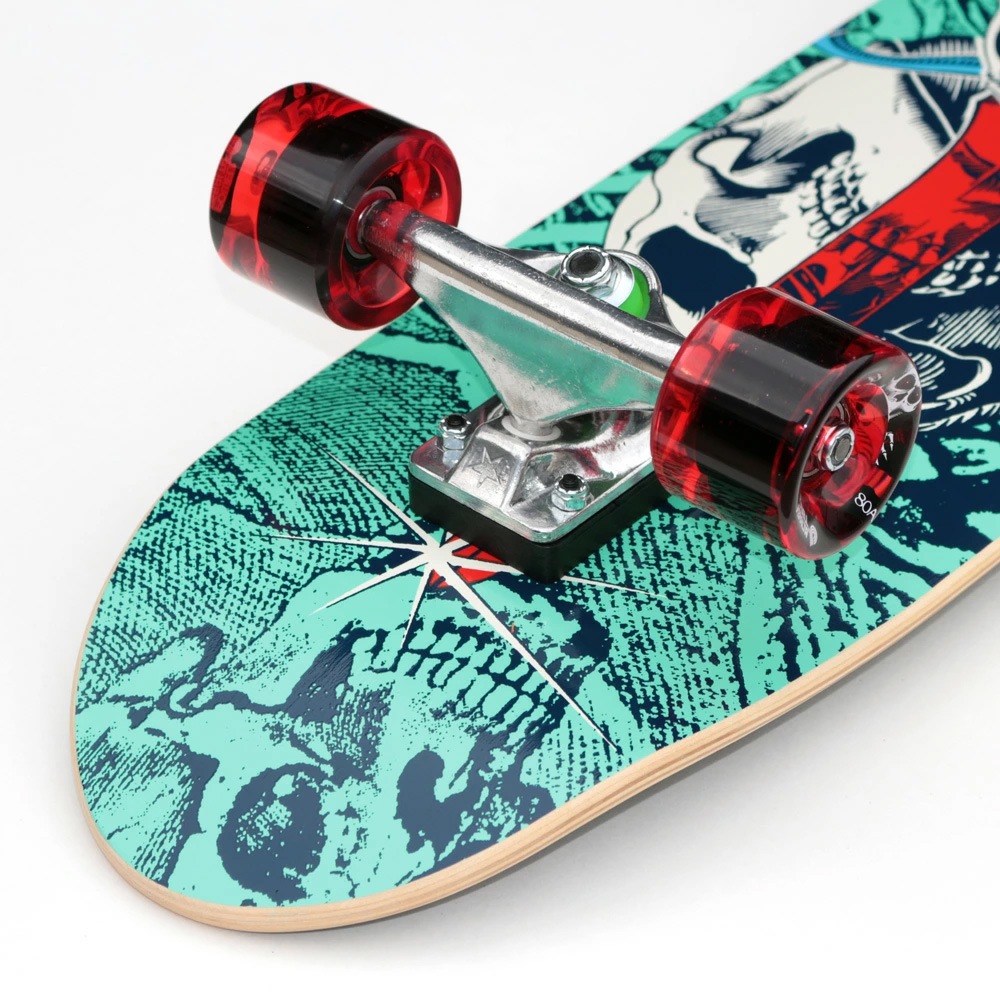 パウエル・ペラルタ POWELL PERALTA<br>8.0in x 30in SKULL & SWORD CRUISER COMPLETE MINT/NAVY<br>コンプリートクルーザー 完成組立品 通勤 通学 スケートボード スケボー skateboard sk8【2410】