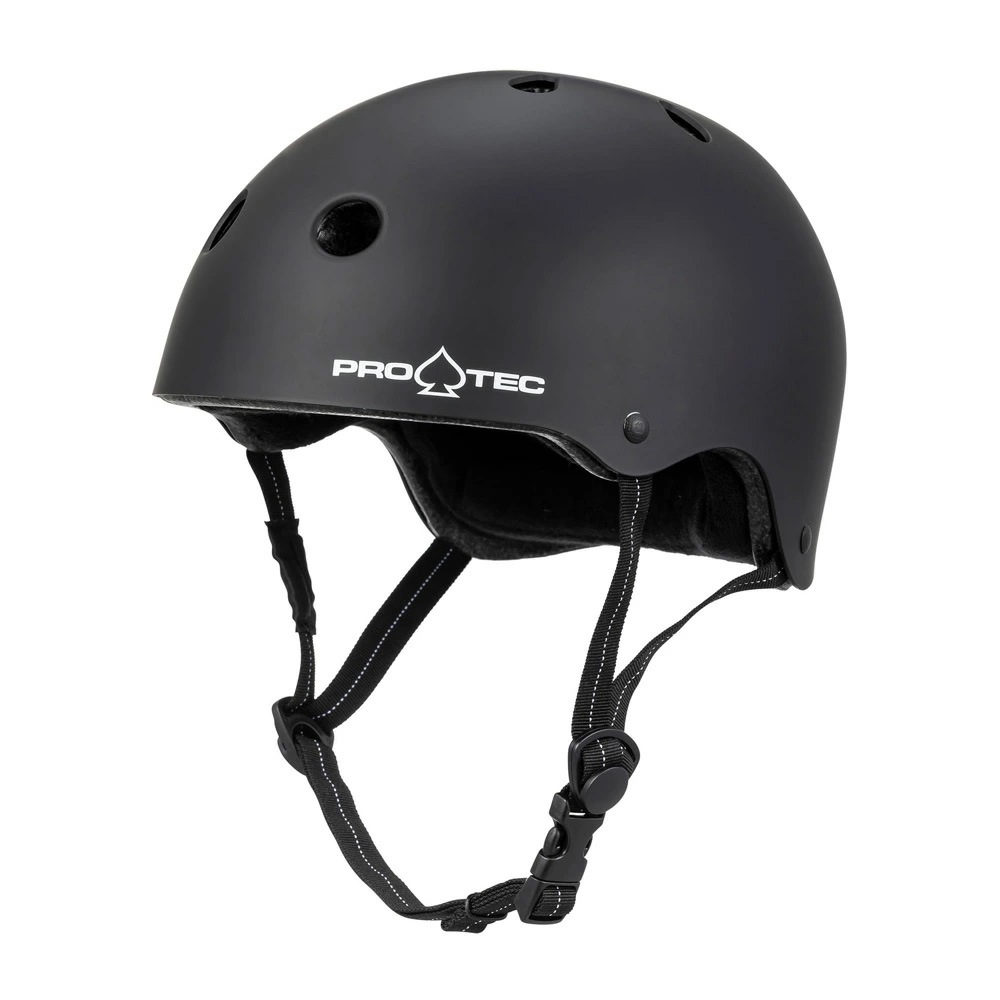 プロテック PRO-TEC<br>LOW PRO CERTIFIED MATTE BLACK<br>ヘルメット ロープロ マットブラック プロテクター 大人用 つや消し 黒 PROTEC スケートボード スケボー sk8 skateboard BMX インライン【2502】