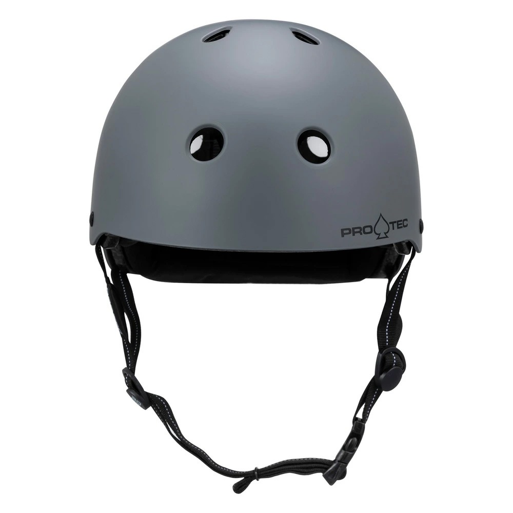 プロテック PRO-TEC<br>LOW PRO CERTIFIED MATTE GRAY<br>ヘルメット ロープロ マットグレー プロテクター 大人用 つや消し PROTEC スケートボード スケボー sk8 skateboard BMX インライン【2502】