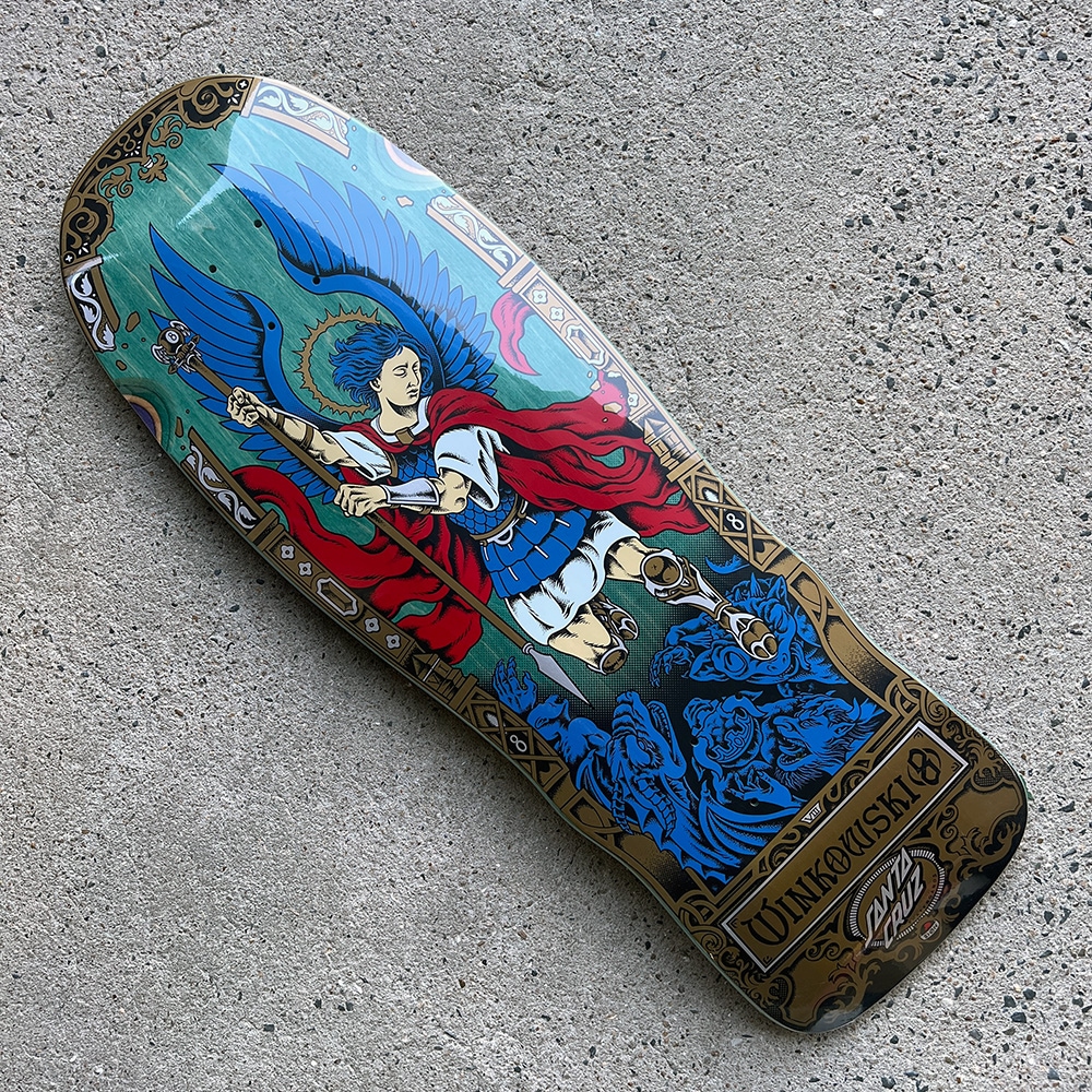 SKULL SKATES 未使用品 powell santa cruz alva サンタクルーズ SANTA CRUZ<br>スケボー デッキ 10.35 WINKOWSKI