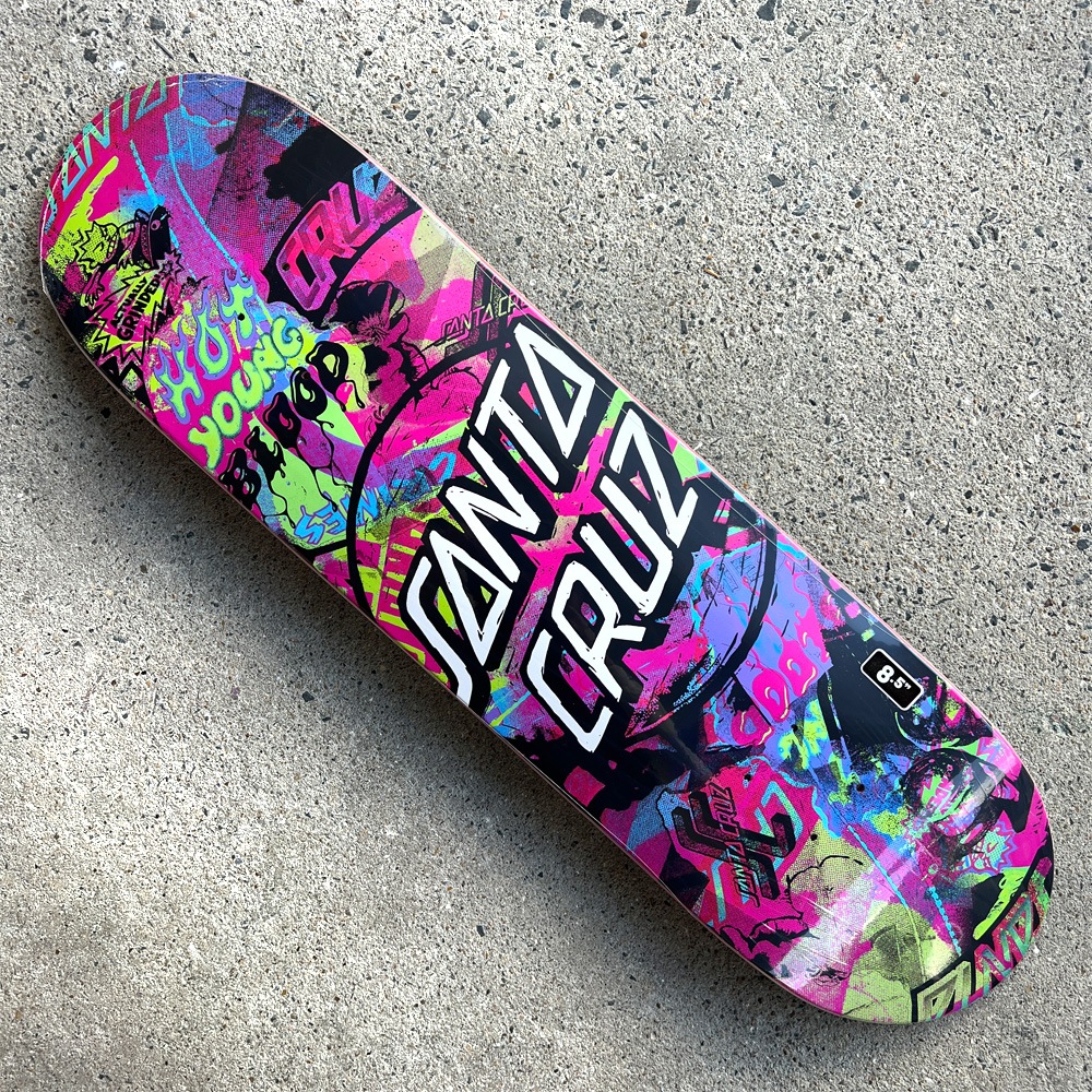 サンタクルーズ SANTA CRUZ<br>スケボー デッキ 8.5 CUT COLLAGE DECK<br> スケートボード ストリート sk8 skateboard 板【2602】