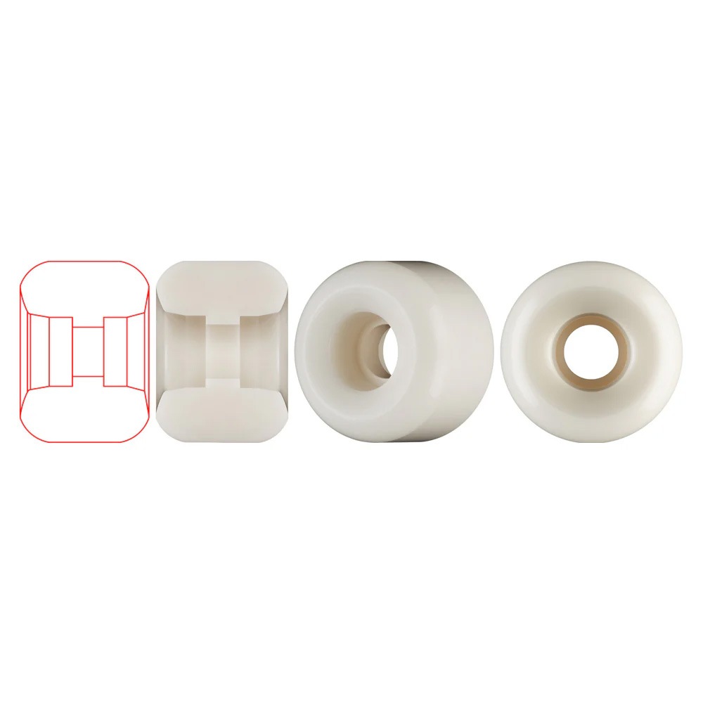 パウエル・ペラルタ POWELL PERALTA<br>56mm x 40mm DRAGON FORMULA WHITE 88A WHEEL<br>ソフトウィール 4個セット ドラゴンフォーミュラ スケートボード スケボー sk8 skateboard タイヤ ローラー 車輪 速い【2410】