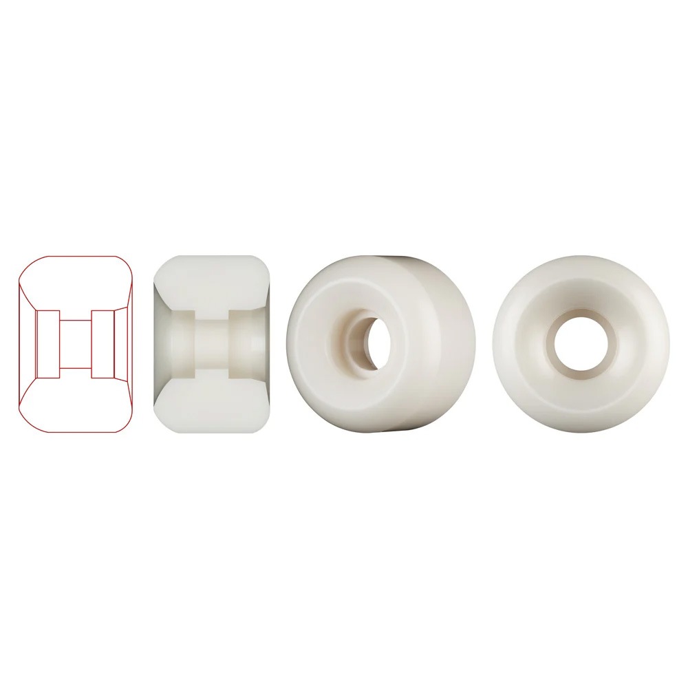 パウエル・ペラルタ POWELL PERALTA<br>56mm x 36mm NANO RATS DRAGON FORMULA WHITE 88A WHEEL<br>ハードウィール 4個セット ドラゴンフォーミュラ ナノ・ラット スケートボード スケボー sk8 skateboard タイヤ ローラー 車輪 速い【2410】