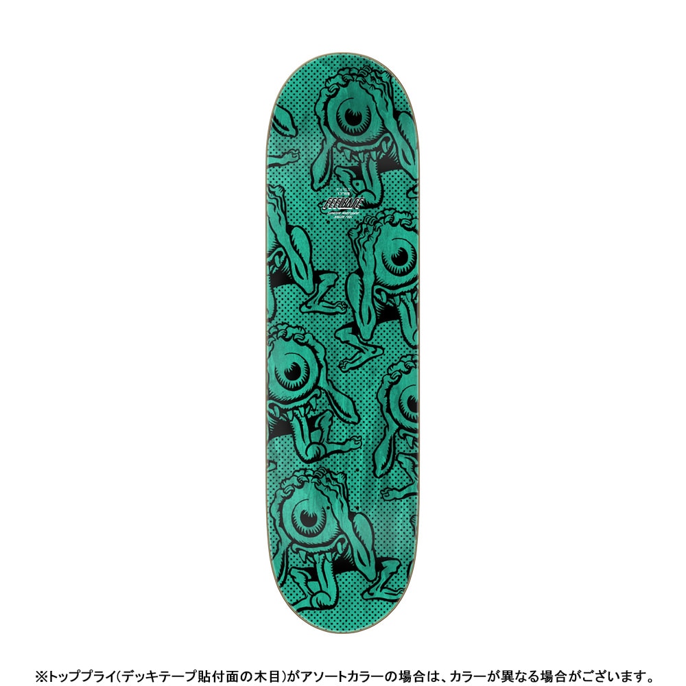 サンタクルーズ SANTA CRUZ<br>スケボー デッキ 8.0 FEELBASE EYEGORE