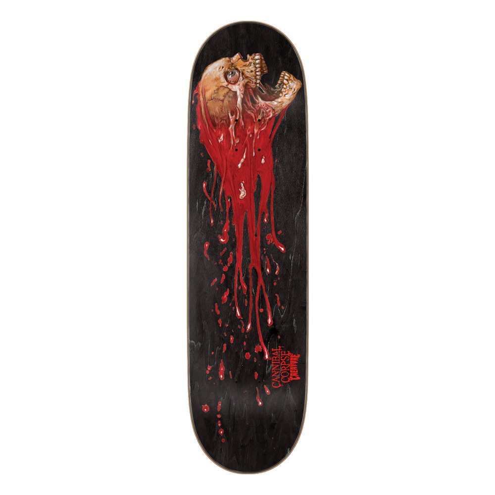 クリーチャー CREATURE<br>スケボー デッキ 8.53 CANNIBAL CORPSE SKULL AND BLOOD DECK<br>カンニバル・コープス コラボ スケートボード ストリート sk8 skateboard 板【2602】