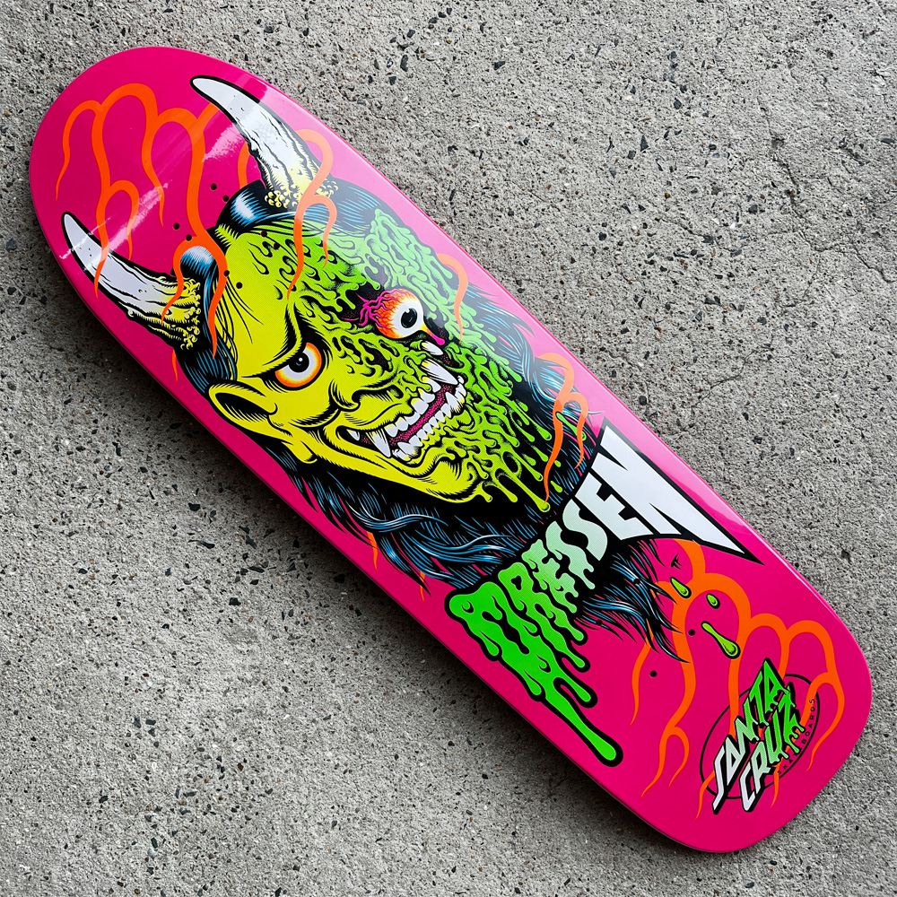 ウィル52ミリ3番目SANTA CRUZ DRESSEN スケートボードデッキ 激安Santa Cruz Dressenドレッセンモデルスケートボードデッキ