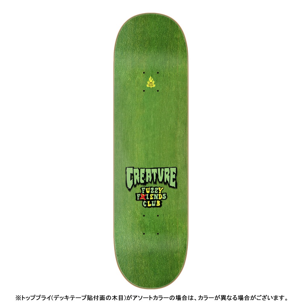 クリーチャー CREATURE<br>スケボー デッキ 8.6 MARTINEZ FUZZY PRO