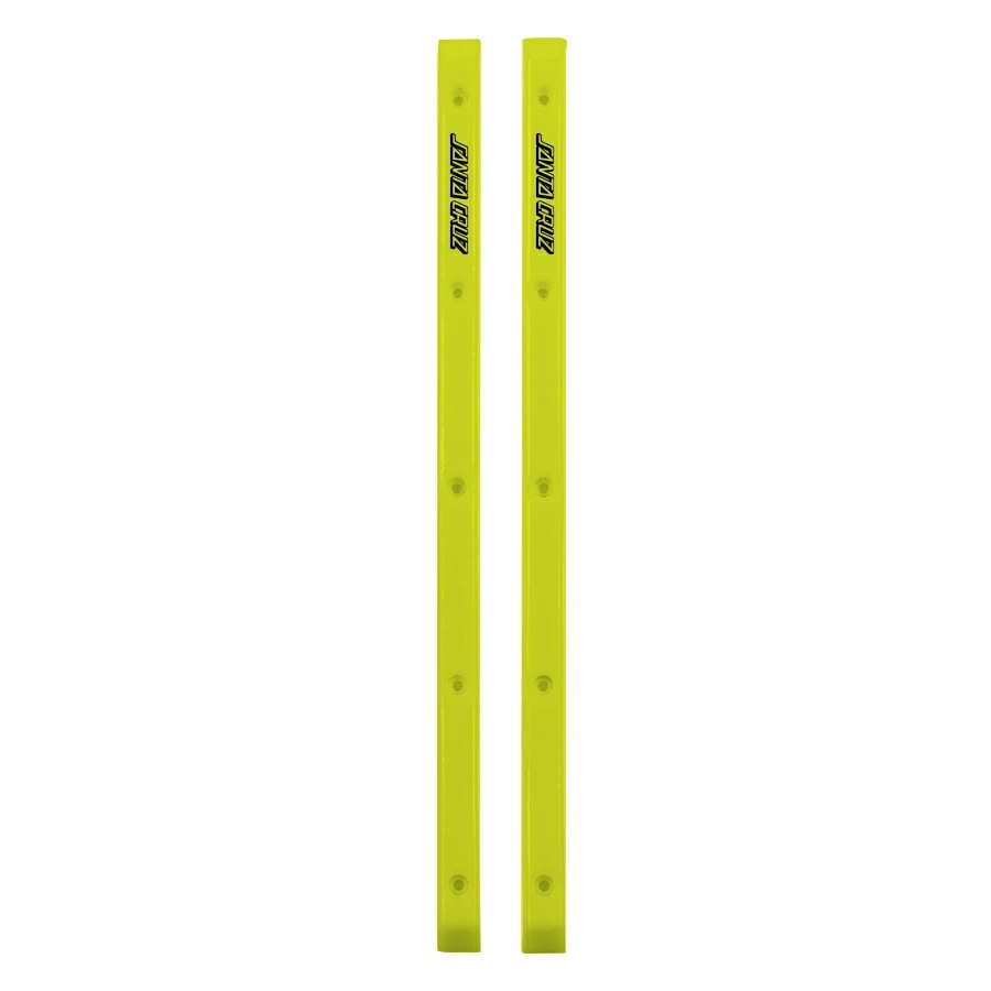 サンタクルーズ SANTA CRUZ<br>SLIMLINE RAILS NEON YELLOW<br>レールバー ネオンイエロー スライド レールガード スケートボード スケボー sk8 skateboard【2104】