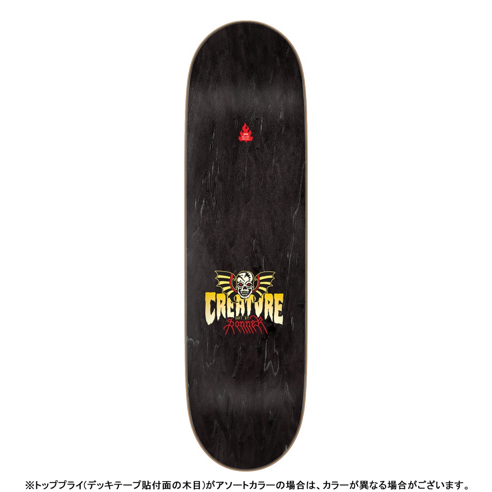クリーチャー CREATURE<br>スケボー デッキ 8.6 RUSSELL FLASH STUMPS PRO DECK<br>クリス・ラッセル プロモデル スケートボード ストリート sk8 skateboard 板【2602】