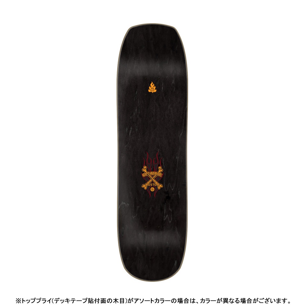 CREATURE スケボーデッキ 8.0 MOBデッキテープ付き CREATURE クリーチャー スケートボード デッキ 8.0,8.25inch LOGO
