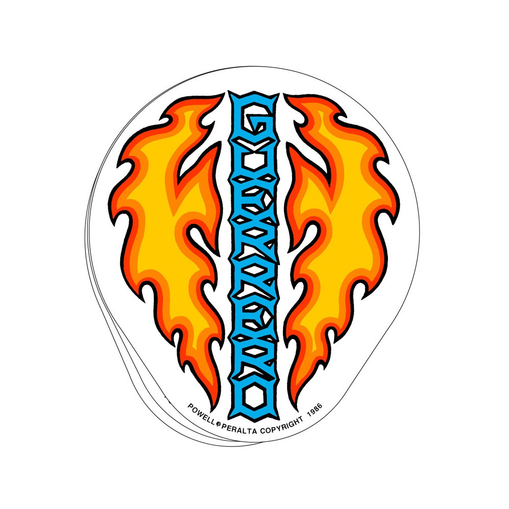 パウエル・ペラルタ POWELL PERALTA<br>5.125 x 4.5inch TOMMY GUERRERO DAGGER STICKER<br>ステッカー トミー・ゲレロ スケートボード シール デカール スケートボード スケボー