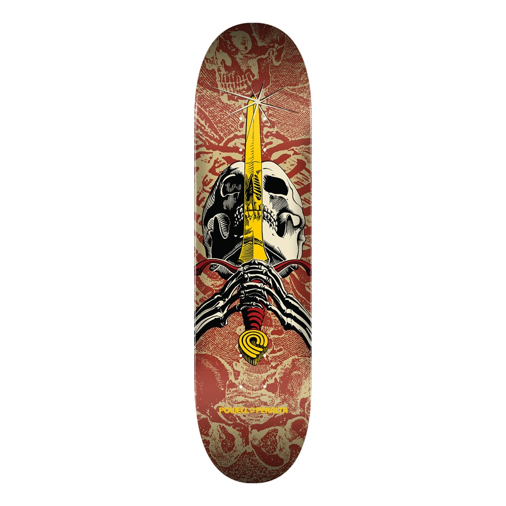 POWELL PERALTA パウエルスケートデッキ スカル パウエル・ペラルタ POWELL PERALTA<br>スケボー デッキ 7.5 SKULL