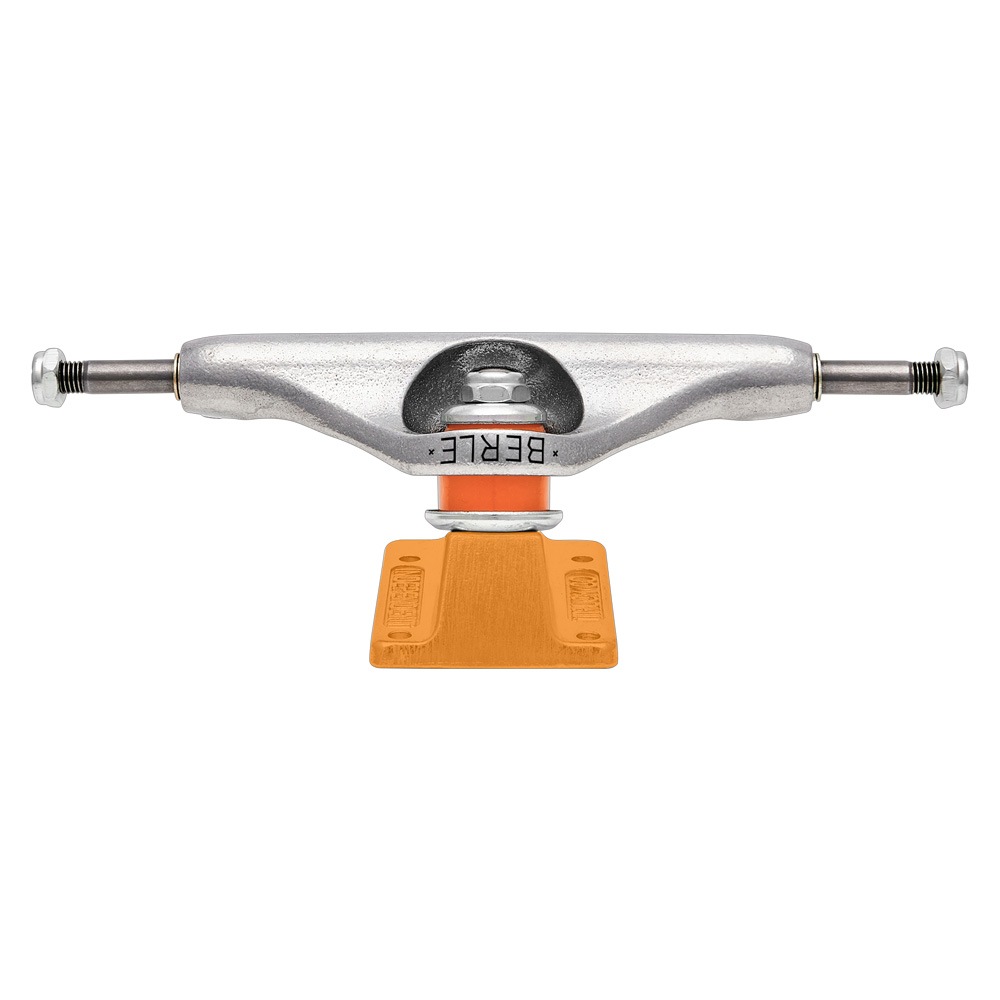 インディペンデント INDEPENDENT<br>149 ELIJAH BERLE SKULL SILVER/ORANGE STANDARD PRO TRUCKS（STAGE11）<br>トラック イライジャ・バール スタンダード インディー スケートボード スケボー sk8 skateboard<br>1個【2504】