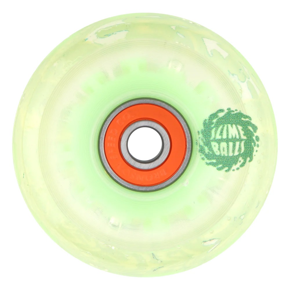 スライムボールズ SLIME BALLS<br>60mm LIGHT UPS JELLY FISH GITD 78A WHEELS<br>ソフトウィール 4個セット 蓄光 タイヤ クルーザー スケートボード スケボー sk8 skateboard タイヤ ローラー 車輪 静か 速い【2504】