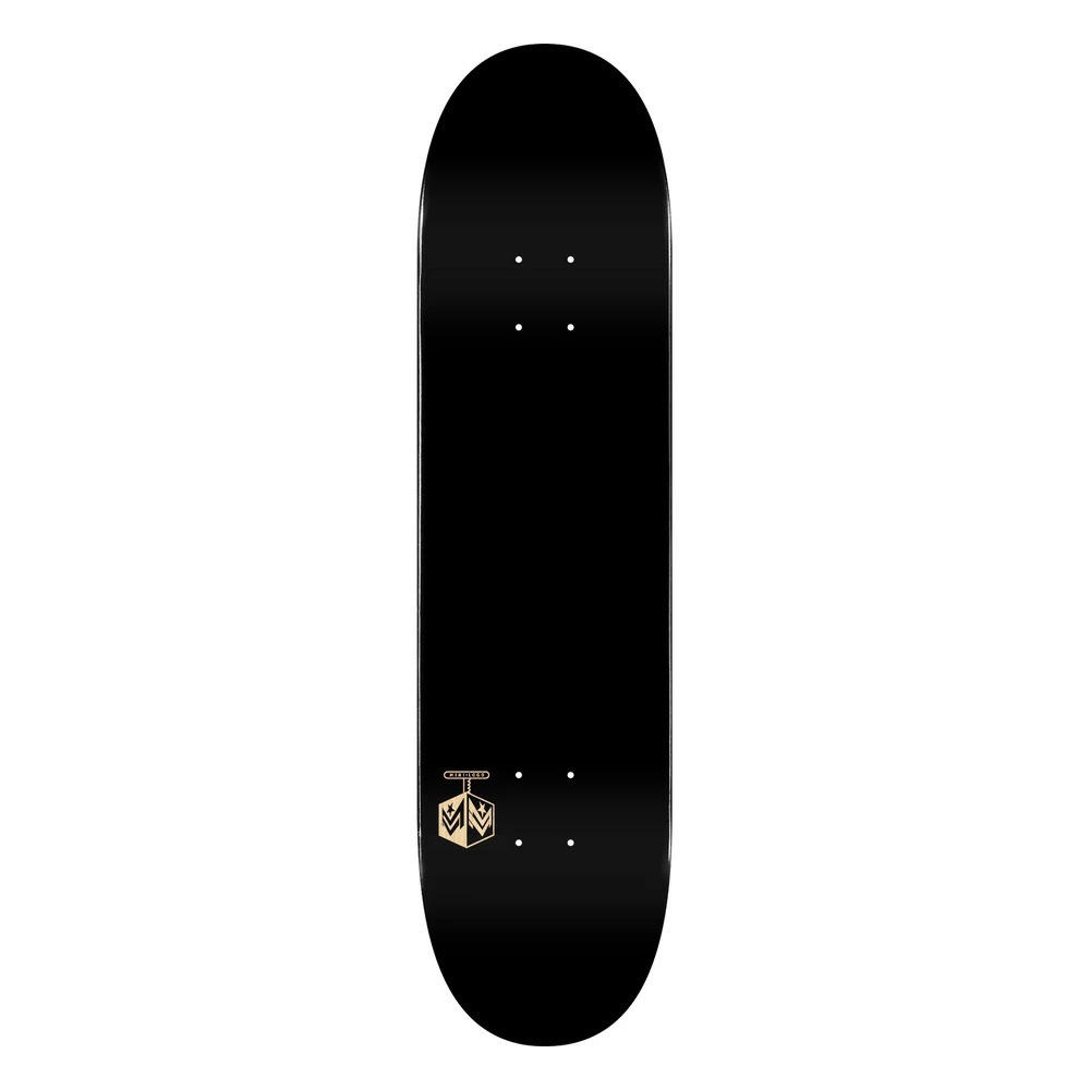 ミニロゴ MINI LOGO<br>スケボー デッキ 8.25 DETONATOR 15 SOLID BLACK DECK SHAPE 243<br>ブラック スケートボード ブランク ストリート sk8 skateboard 板【2406】