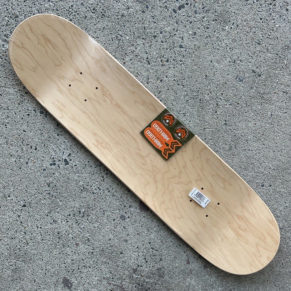 ミニロゴ MINI LOGO<br>スケボー デッキ 8.25 DETONATOR 15 SOLID BLACK DECK SHAPE 243<br>ブラック スケートボード ブランク ストリート sk8 skateboard 板【2406】