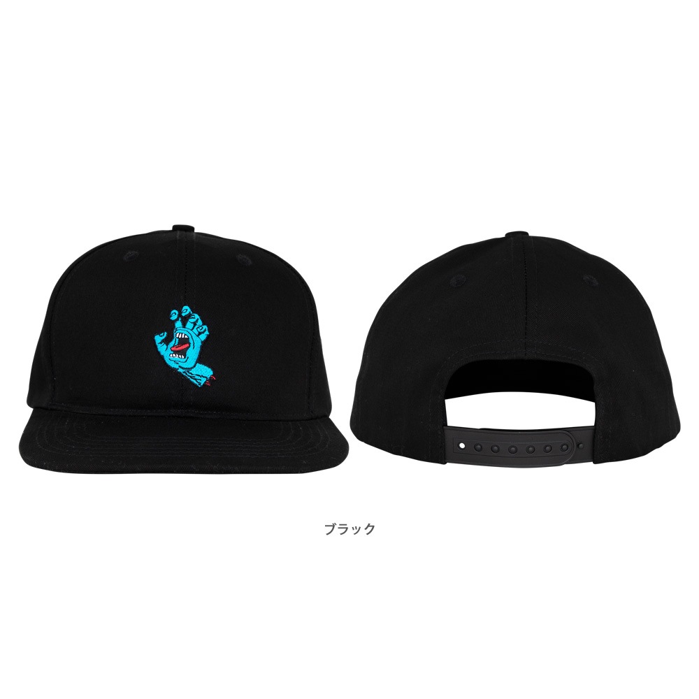 サンタクルーズ SANTA CRUZ<br>SCREAMING HAND SNAPBACK HAT<br>キャップ スナップバック ハット 帽子 CAP メンズ スケートボード スケボー ストリート スケーター ファッション sk8 skateboard【25FA】
