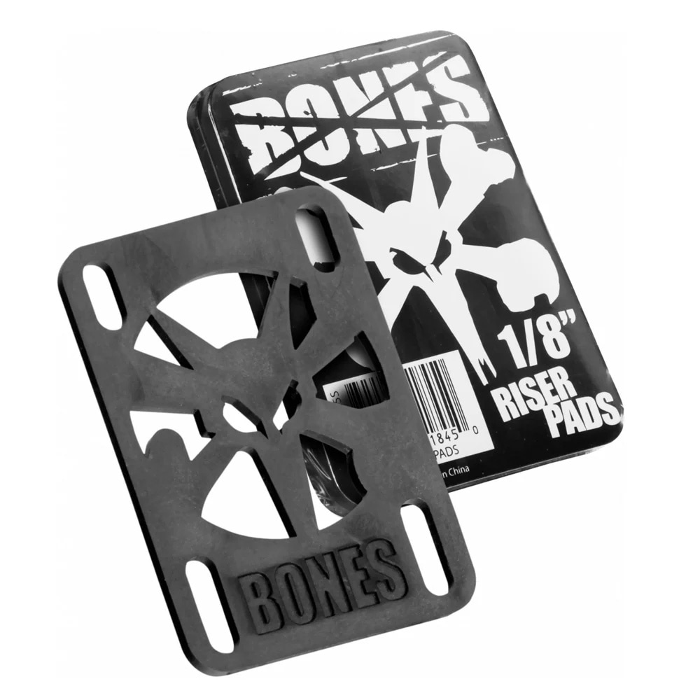 ボーンズ ウィール BONES WHEELS<br>BONES RISER PAD 0.125 2PK<br>ライザーパッド 2枚入り クルーザー ソフトウィール スケートボード スケボー sk8 skateboard
