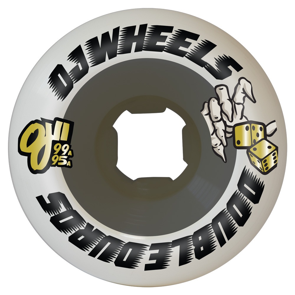 DOUBLE DUROS スケートボードウィール 58mm 95A OJ WHEELS DOUBLE DURO DRESSEN KOI GOLD 101A / 95A 58mm x 21m