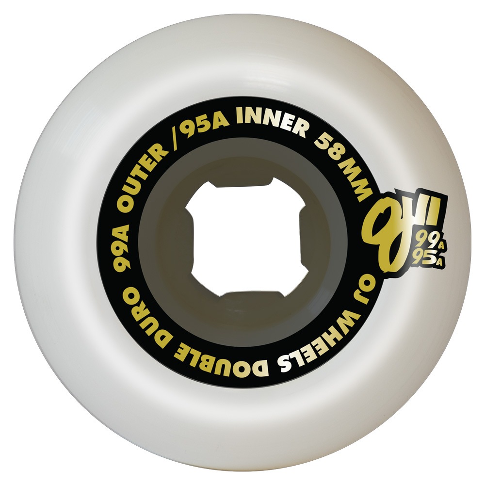 OJ DOUBLE DUROS 58mm スケートボードウィール 4個セット オージェイウィール OJ WHEELS 58mm DOUBLE DURO MARTINEZ ITS US