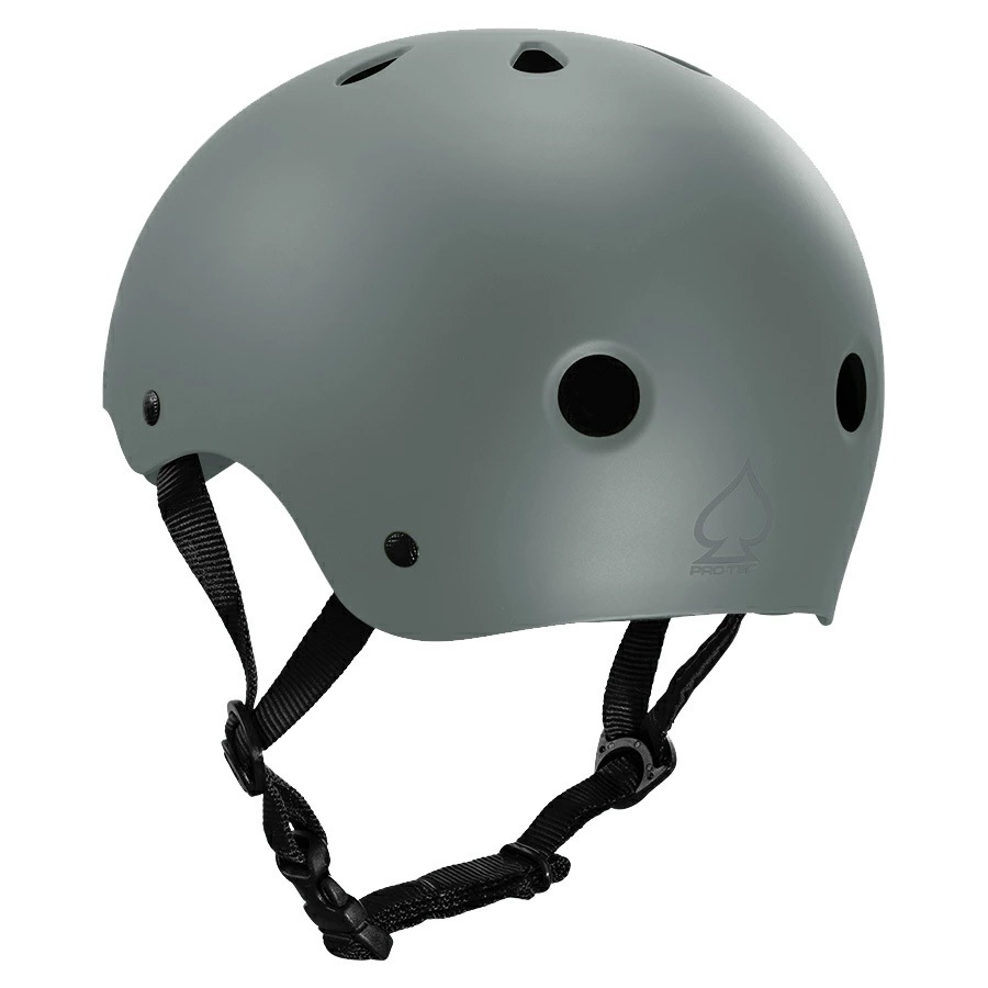 プロテック PRO-TEC<br>CLASSIC SKAT MATTE GRAY<br>ヘルメット マットグレー プロテクター つや消し 大人用 子供用 キッズ ユース PROTEC スケートボード スケボー sk8 skateboard インライン【2103】