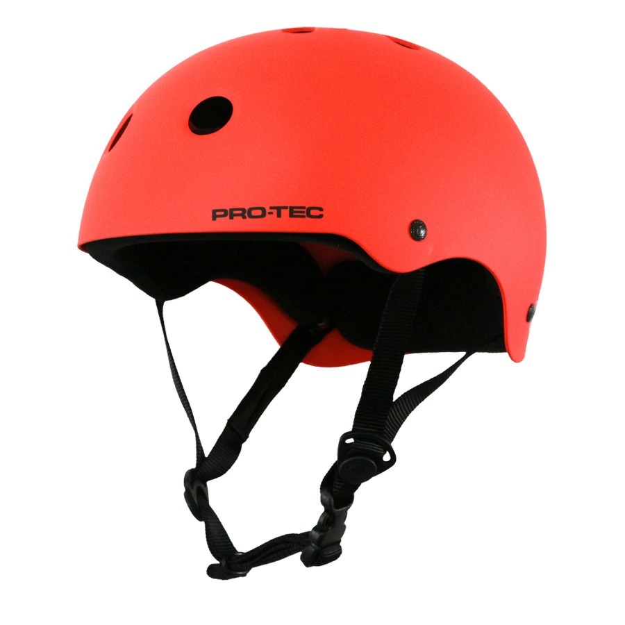 プロテック PRO-TEC<br>CLASSIC SKATE MATTE BRIGHT RED<br>ヘルメット マットブライトレッド プロテクター つや消し 大人用 子供用 キッズ ユース PROTEC スケートボード スケボー sk8 skateboard インライン【2103】