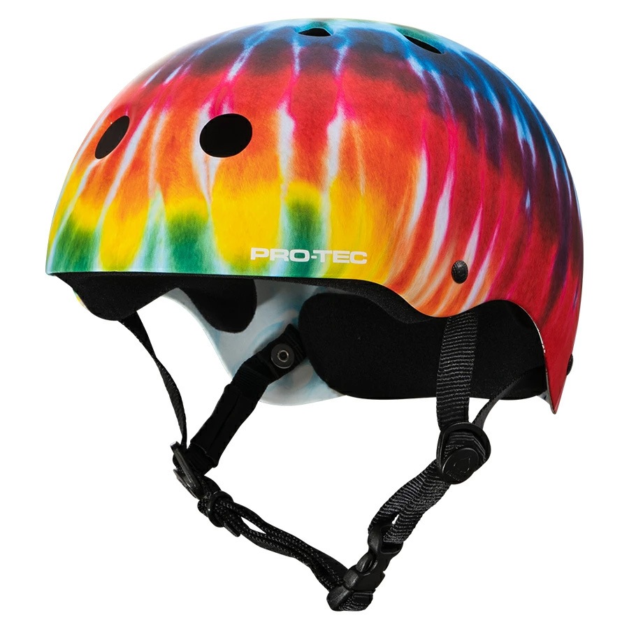 プロテック PRO-TEC<br>CLASSIC SKATE TIE DYE<br>ヘルメット タイダイ プロテクター つや消し 大人用 子供用 キッズ ユース PROTEC スケートボード スケボー sk8 skateboard インライン【2103】