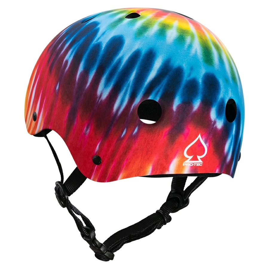 プロテック PRO-TEC<br>CLASSIC SKATE TIE DYE<br>ヘルメット タイダイ プロテクター つや消し 大人用 子供用 キッズ ユース PROTEC スケートボード スケボー sk8 skateboard インライン【2103】