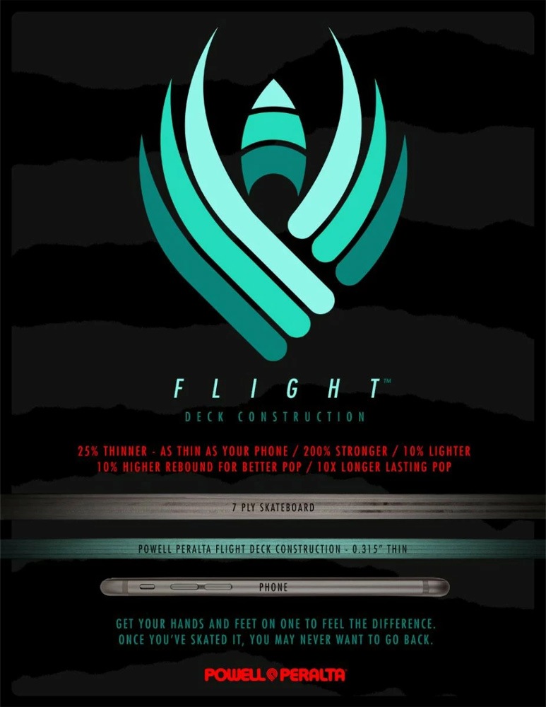 パウエル・ペラルタ POWELL PERALTA<br>スケボー デッキ 8.25 FLIGHT