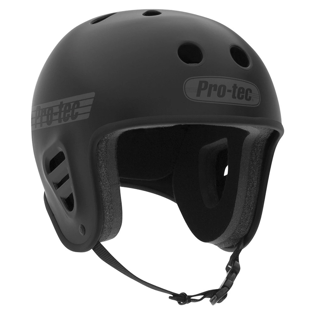 プロテック PRO-TEC<br>FULL CUT MATTE BLACK<br>ヘルメット マット