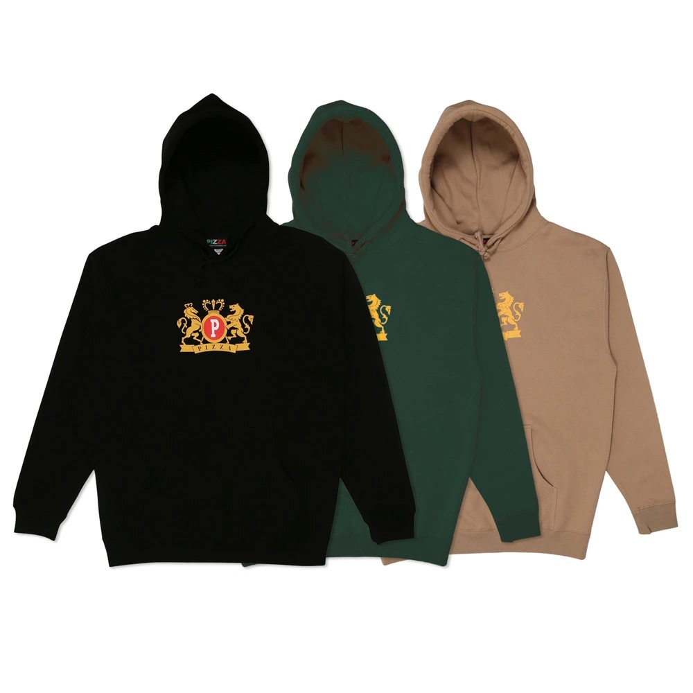 ピザ PIZZA<br>CREST P/O HOODED SWEATSHIRT<br>プルオーバーパーカー P/O フード  スケートボード スケボー ストリート スケーター ファッション sk8 skateboard【22SM】