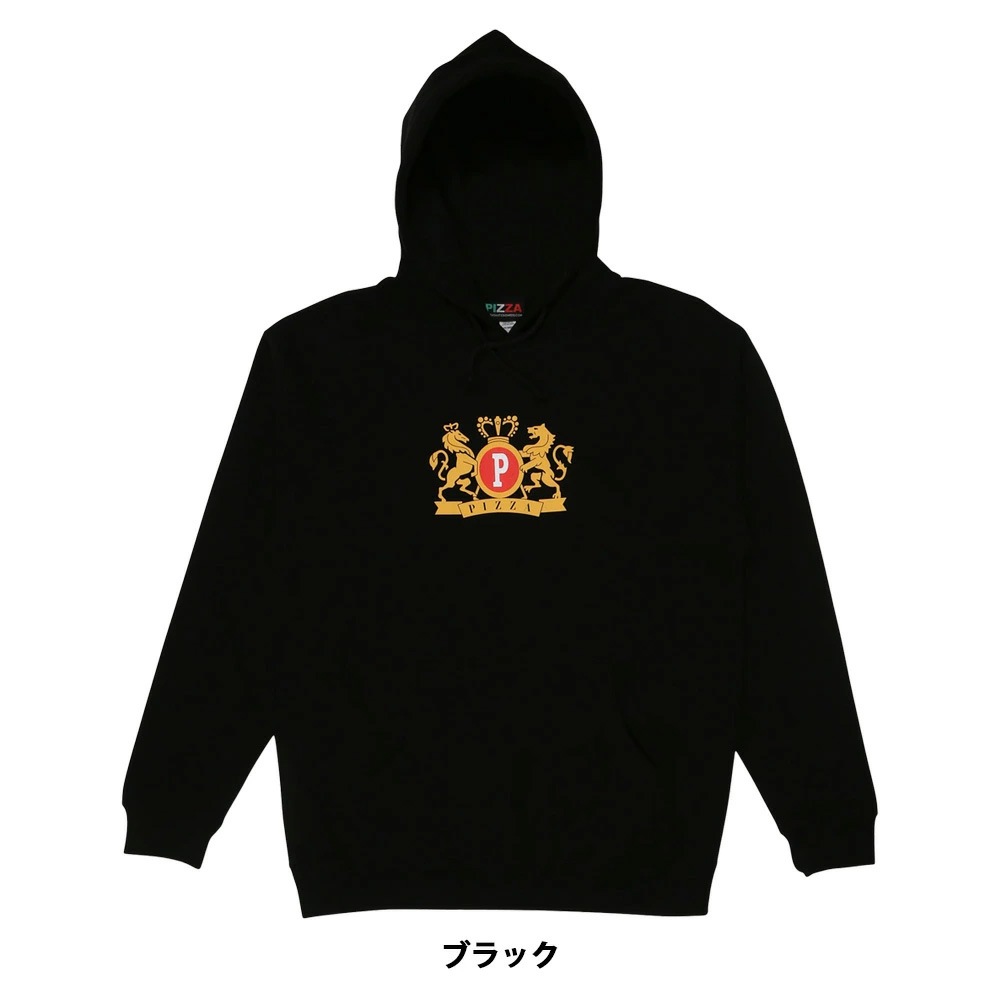 ピザ PIZZA<br>CREST P/O HOODED SWEATSHIRT<br>プルオーバーパーカー P/O フード  スケートボード スケボー ストリート スケーター ファッション sk8 skateboard【22SM】