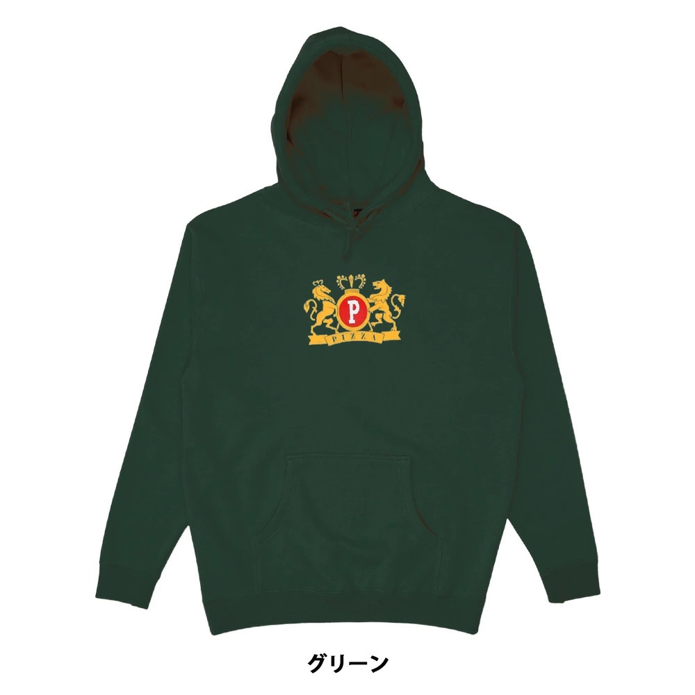 ピザ PIZZA<br>CREST P/O HOODED SWEATSHIRT<br>プルオーバーパーカー P/O フード  スケートボード スケボー ストリート スケーター ファッション sk8 skateboard【22SM】