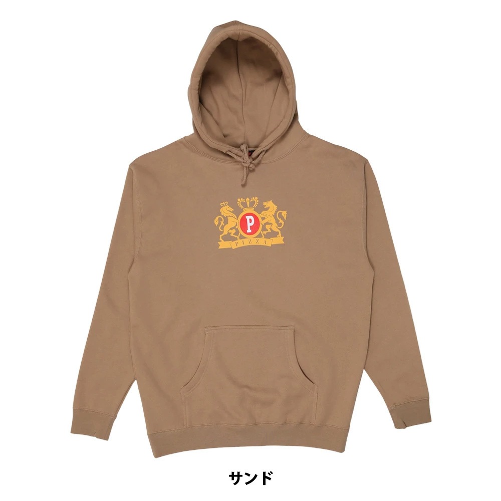 ピザ PIZZA<br>CREST P/O HOODED SWEATSHIRT<br>プルオーバーパーカー P/O フード  スケートボード スケボー ストリート スケーター ファッション sk8 skateboard【22SM】