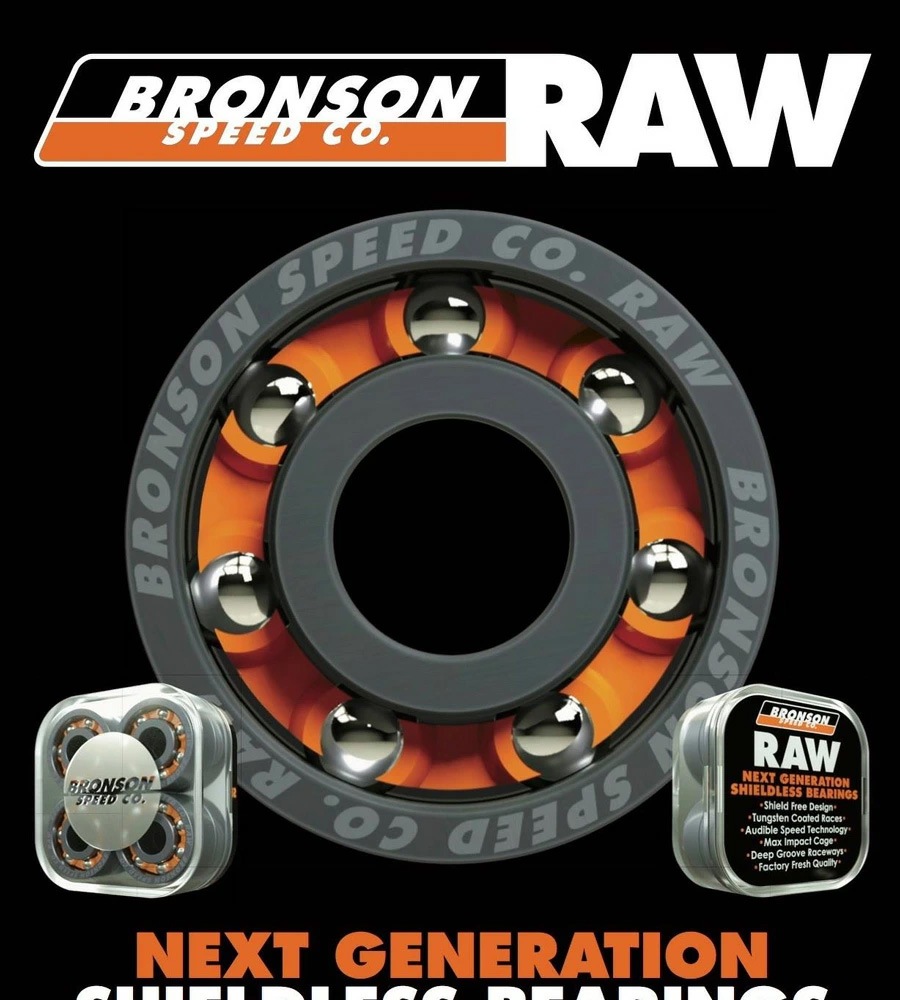 ブロンソン BRONSON<br>RAW BEARING <br>ベアリング スケートボード ロー スケボー sk8 skateboard