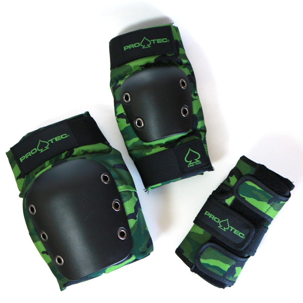 プロテック PRO-TEC<br>JR. STREET GEAR 3 PACK YOUTH<br>ユースパッドセット 子供用 キッズ スケートパッド プロテクター3点セット PROTEC スケートボード スケボー BMX inline インライン Bicycle 自転車【2103】