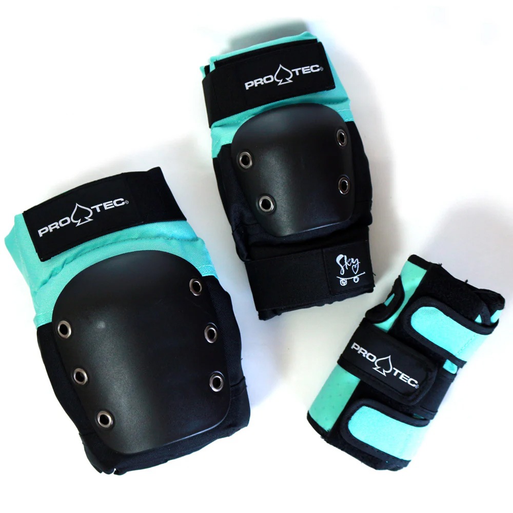 プロテック PRO-TEC<br>JR. STREET GEAR 3 PACK YOUTH<br>ユースパッドセット 子供用 キッズ スケートパッド プロテクター3点セット PROTEC スケートボード スケボー BMX inline インライン Bicycle 自転車【2103】