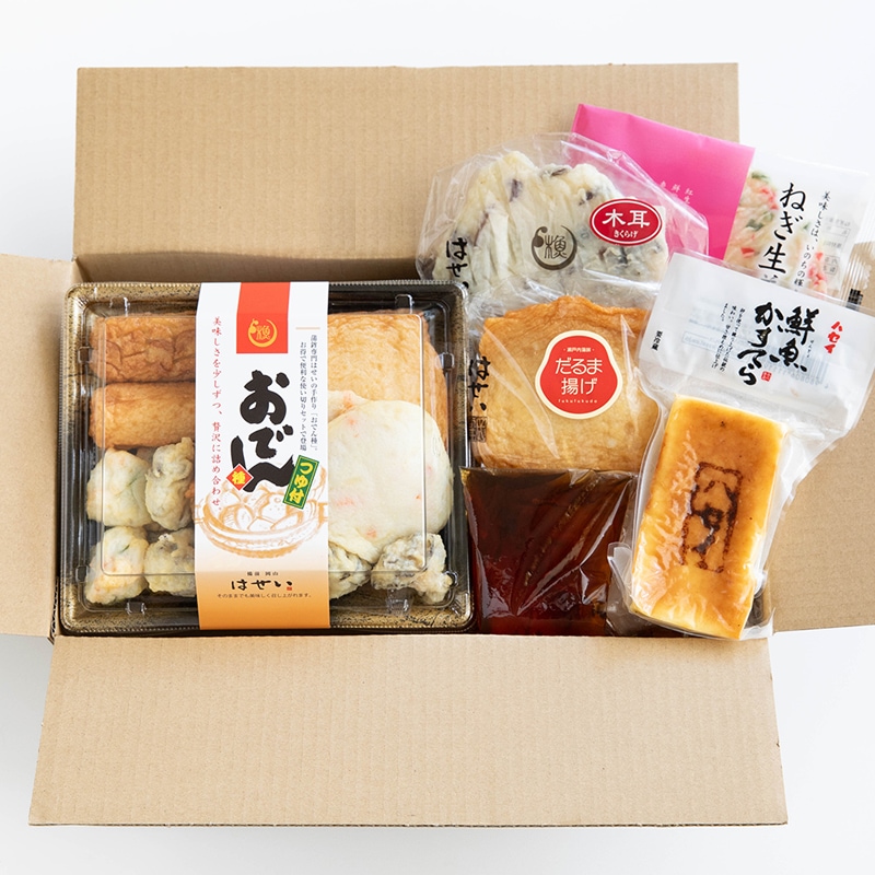 秋冬季限定2月末まで＞ご自宅用 練り物自慢おでんセット｜おでん種と