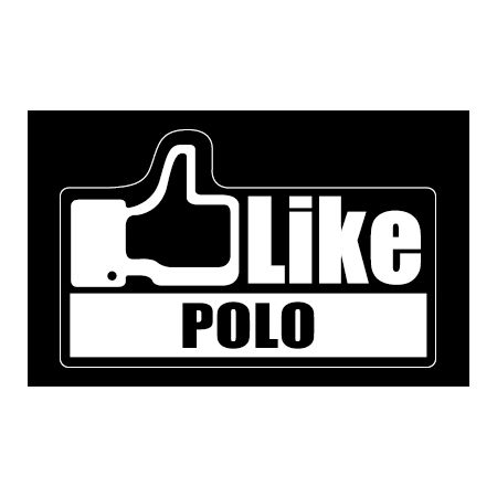 LIKEステッカー　フォルクスワーゲン　POLO(LIKE-VW3)