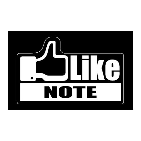 LIKEステッカー　ニッサン　NOTE(LIKE-NS7)